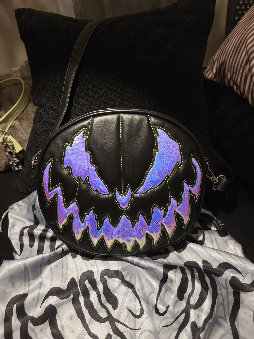 Love Pain & Stitches X Pumpkin Kult Double Crossbody Bag
